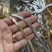 Колье змеиного плетения, толстое, 47 см
