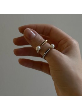 Кольцо с жемчугом Майорка, разъемное