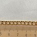 Цепь "Линц", 50 см, 8*5 мм, позолота/родирование