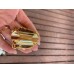 Кольцо со сталактитом аметиста, позолота 24К/Родирование