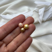 Матовый жемчуг майорка, фактурная бусина, 8мм