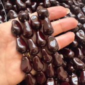 Жемчуг Майорка, барочный "Темно-Бордовый", 20*14, штука