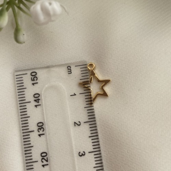 Подвеска «Звезда» 15*12 мм