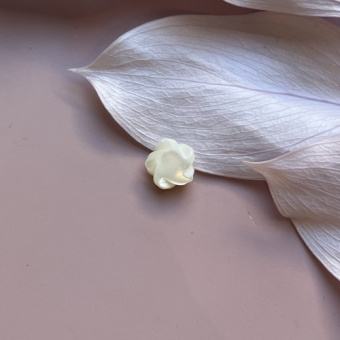 Бусина перламутра "Роза", 10 мм