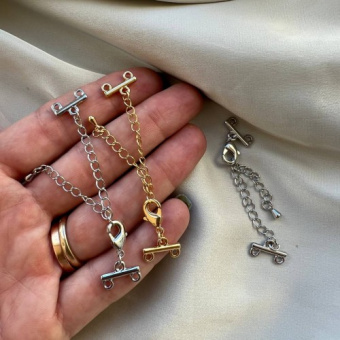 Разветвитель на 2 нити с карабином, 13*5 мм