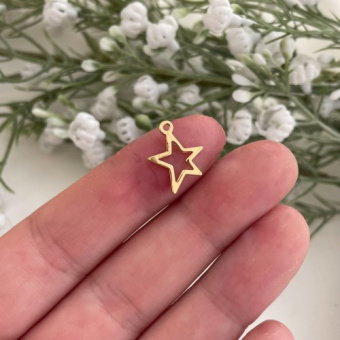 Подвеска «Звезда» 15*12 мм