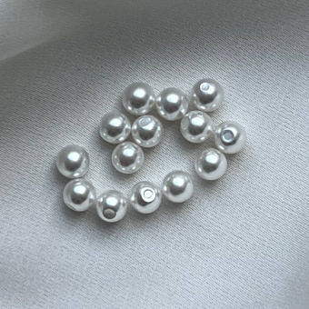 Жемчуг Майорка, 3 мм, полупросверленный