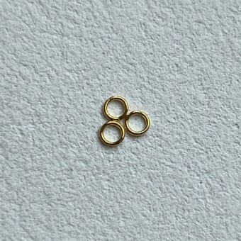 Соединительное колечко, 3 мм, толщина 0,5 мм, 10 шт