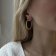Серьги-кольца витые Итальянская фурнитура Матовая позолота 18К