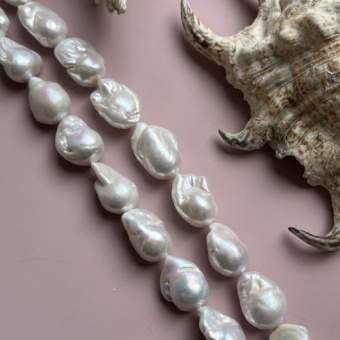 Жемчуг барочный АА+, 15*25 мм