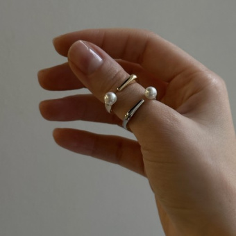 Кольцо с жемчугом Майорка, разъемное