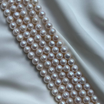 Жемчуг круглый, 9 мм, штука