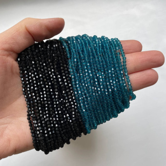 Хрусталь граненый "Ромб", 3.5 мм, нить